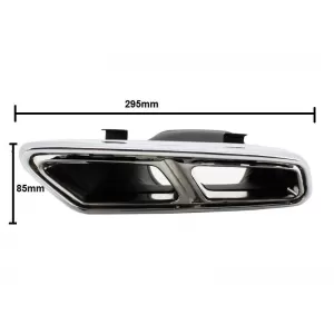 Ornamente tobe compatibil cu sistemul de evacuare Mercedes S-Class W222 E-Class W212 S212 Facelift CLS W218 SL-Class R231 E63 S65 SL65 Design-image-6005976