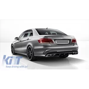 Hangtompított kipufogóvégek Mercedes Benz S-osztály W222, E-osztály W212/S212 Facelift, CLS W218, SL-osztály R231 E63 S63 SL65 AMG Design-image-56703