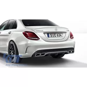 Hangtompított kipufogóvégek Mercedes Benz S-osztály W222, E-osztály W212/S212 Facelift, CLS W218, SL-osztály R231 E63 S63 SL65 AMG Design-image-56704