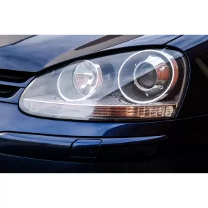 Ксенон Look Фарове , подходящи за VW Golf 5 V Mk5 (2003-2007) Jetta (2005-2010) TFSI R32 Хром Edition-image-6108186