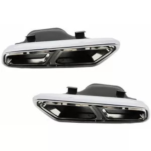 Pachet Exterior cu Ornamente Evacuare Crom compatibil cu Mercedes W222 S-Class (2013-07.2017) S65 Design-image-5988573