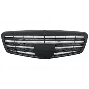 Front Grille suitable for Mercedes S-Class W221 Facelift (2010-2013) S63 S65 Design Piano Black