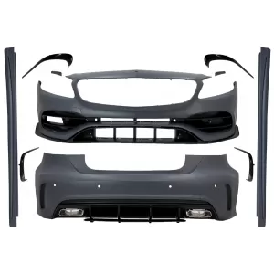 Complete Body Kit suitable for Mercedes A-Class W176 (2012-2018) Facelift A45 Design