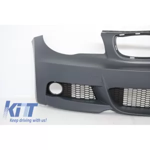 Front Bumper with Kidney Grilles suitable for BMW 1'er E81/E82 E87/E88 (2004-2011) M-tech M-Technik Design-image-5987639