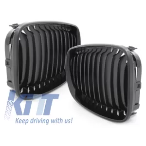 Front Bumper with Kidney Grilles suitable for BMW 1'er E81/E82 E87/E88 (2004-2011) M-tech M-Technik Design-image-5987642