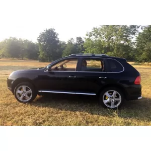 Ornamente Evacuare compatibil cu Porsche Cayenne 92A V6 V8 Petrol (05.2010-09.2014) GTS Design Silver-image-6094253
