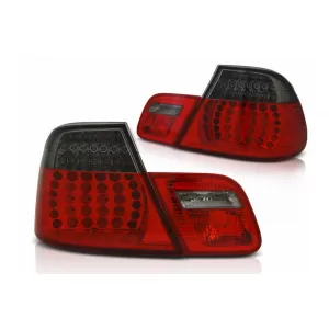 image-67-LED stražnja svjetla prikladna za BMW E46 Kupe 2D 2003-2005 crvena/dim