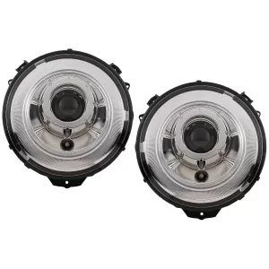 image-58-Scheinwerfer Bi-Xenon OEM Look für Mercedes G-Klasse W463 2005-2017 Chrom