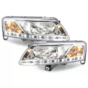 image-14-D-LITE fényszóró Audi A6 4A 04-08 LED DRL HID Xenon D2S króm