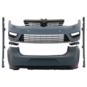 image-59-Bodykit für VW Golf 7 VII 12-17 Stoßstange Gitter Seitenschweller Diffus R-line Look