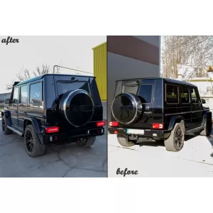 Rear Bumper suitable for Mercedes G-Class W463 (1989-2018) G63 G65 Design