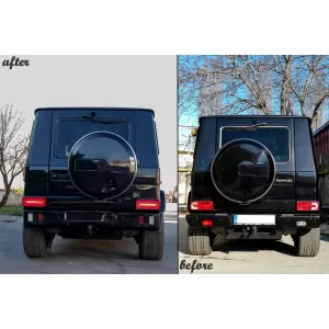 Rear Bumper suitable for Mercedes G-Class W463 (1989-2018) G63 G65 Design