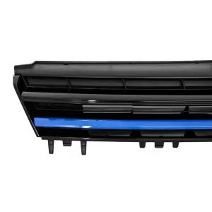 Central Grille suitable for VW Golf 7 VII (2012-2017) R-Line GTE Design Blue Insertions