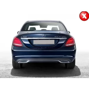 Diffusor für Mercedes C-Klasse W205 S205 14-20 C63 Look Nur zum Sport Paket-image-6003963