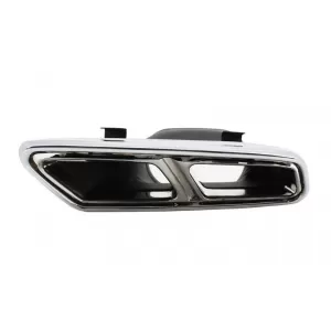 Hátsó lökhárító diffúzor és kipufogóvégek Mercedes S-Class W222 13+ modellekhez, S65 design, AMG Line Sport Body Kithez-image-6018659