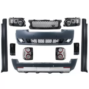 image-15-Potpuna pretvorba Autobiografski dizajn Body Kit prikladna za Land Range Rover Vogue L322 (2002-2009) Retrofit na Facelift 2010+