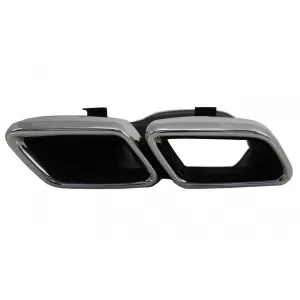 Bodykit für Mercedes C-Klasse W205 S205 Diffusor C63 Design Stoßstange Stoßfänger Endrohre-image-6005601