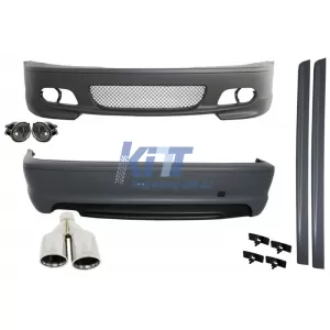 image-57-Body Kit BMW E46 3 (98-05) Coupe / Cabrio, M-Technik Dizájn, M-Power kipufogóvégekkel