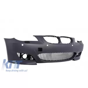 Frontstoßstange  für BMW 5er E60 E61 03-07 Unterer Kühlergrill M5 Design PDC 24mm-image-5992285