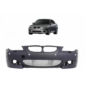 Frontstoßstange  für BMW 5er E60 E61 03-07 Unterer Kühlergrill M5 Design PDC 24mm-image-6100388