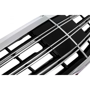 Parrilla delantera para Mercedes Clase S W222 2014-08.2020 S63 S65 Look Cromo-image-6343541
