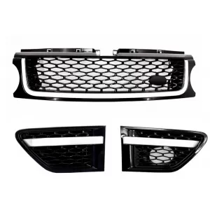 Pare-chocs avant pour Sport L320 09-13 Autobiography Look Grilles Assemblée Tout Noir-image-6011356