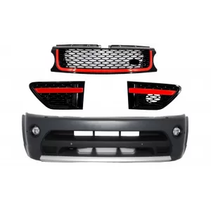 image-26-Prednji Branik i sklop prednje Maske Black Red Edition pogodan za Land Range Rover Sport L320 (2009-2013) Autobiografski dizajn