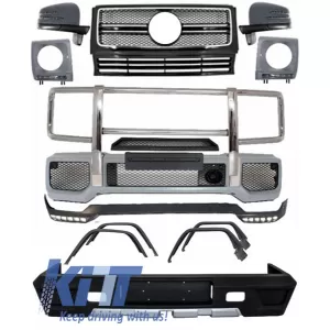 image-63-Komplett Body Kit MERCEDES Benz W463 G-osztály (1989-től) modellekhez, G63 G65 Brabus Dizájn, teljes fekete