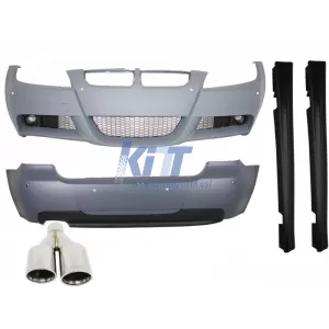 image-72-Body Kit BMW 3 Touring E91 (2005-2008) modellekhez, M-Technik Dizájn, M-Power kipufogóvégekkel