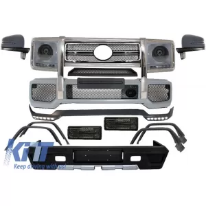 image-76-Komplett Body Kit MERCEDES Benz W463 G-osztály (1989-től) modellekhez, G63 G65 Brabus Dizájn, teljes fekete