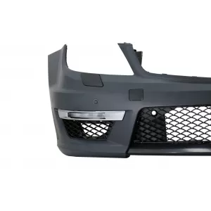 Stoßstange für Mercedes C W204 2012-2014 C63 Facelift-Look Scheinwerfer LED DRL-image-5998016