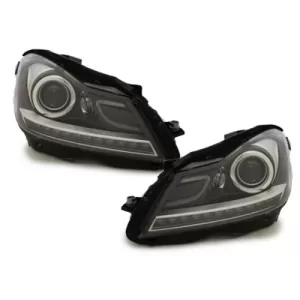 Body Kit für Mercedes C-Klasse W204 07-15 Facelift C63 Design Tagfahrscheinwerfer-image-5998039