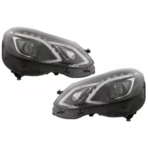 LED Xenon Headlights suitable for Mercedes E-Class W212 Facelift (2013-2016) Upgrade Type