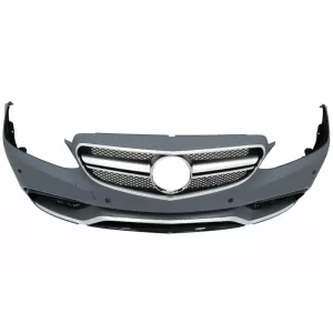 Pachet Exterior Complet cu Ornamente Evacuare si Faruri LED Xenon compatibil cu Mercedes W212 E-Class (2013-2016) E63 Look-image-5993903