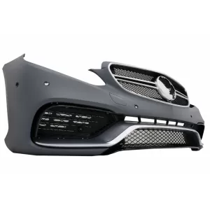 Pachet Exterior Complet cu Ornamente Evacuare si Faruri LED Xenon compatibil cu Mercedes W212 E-Class (2013-2016) E63 Look-image-5993906