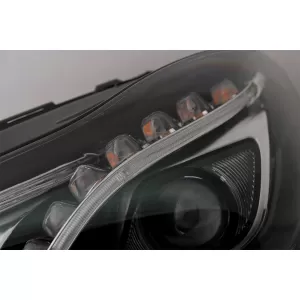 Pachet Exterior Complet cu Ornamente Evacuare si Faruri LED Xenon compatibil cu Mercedes W212 E-Class (2013-2016) E63 Look-image-6082449