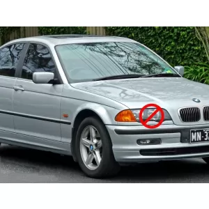 Fog Lights Holder Covers suitable for BMW 3 Series E46 (1998-2005) M3 M-Technik M-Sport Design