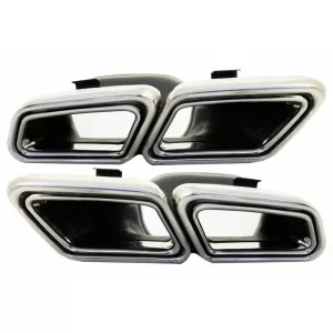 Hátsó lökhárító diffúzor és kipufogóvégek Mercedes S-osztály W222 (2013-tól) AMG S63 Design-image-5994104