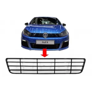 Frontstoßstange unteres mittleres Gitter für VW Golf VI Golf 6 08-13 R20 Design-image-5995753