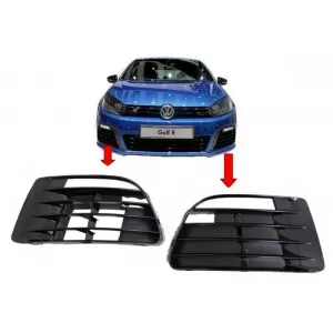image-5-Poklopac svjetla za maglu prikladni za VW Golf 6 VI (2008-2012) R20 Dizjan