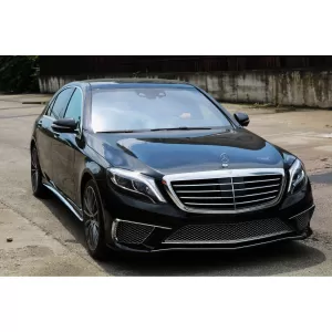 Stoßstange für Mercedes S-Klasse W222 13-06.17 S65 Look Verchromt Unterer Gitter-image-5994726