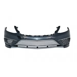 Stoßstange Kühlergrill Chrom für Mercedes S W222 13-06.17 3 Doppelstreifen Gitter-image-5994855