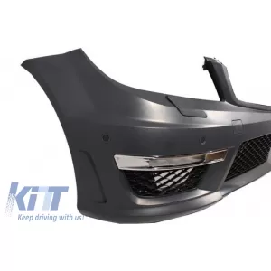 Kit Carrosserie pour Mercedes Classe C W204 07-14 Facelift C63 Look Phares LED DRL-image-5995094