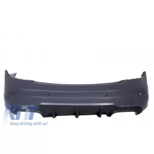 Kit Carrosserie pour Mercedes Classe C W204 07-14 Facelift C63 Look Phares LED DRL-image-5995099