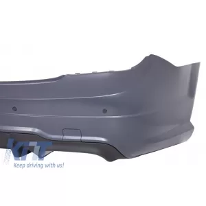 Kit Carrosserie pour Mercedes Classe C W204 07-14 Facelift C63 Look Phares LED DRL-image-5995101
