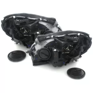 Kit Carrosserie pour Mercedes Classe C W204 07-14 Facelift C63 Look Phares LED DRL-image-5995109