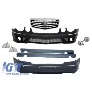 image-20-Body Kit hűtőráccsal MERCEDES-Benz E-osztály W211 (2002-2009) modellekhez, E63 AMG Dizájn