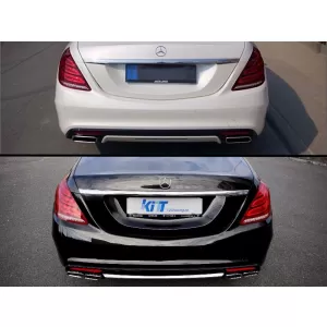 Bodykit für Mercedes S-Klasse W222 Sport Line 13-17 Stoßstange Auspuff S63 Look-image-6017711