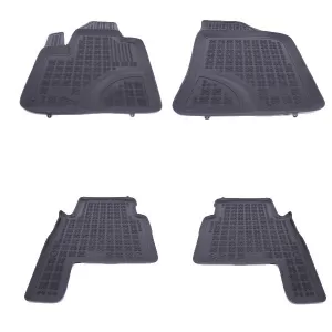 image-1-Gumi padlószőnyeg fekete HYUNDAI Santa Fe 2007-2012