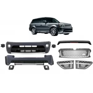 image-48-Bodykit für Rover Sport L320 Facelift 2009-2013 Autobiography Look Silber Gitter